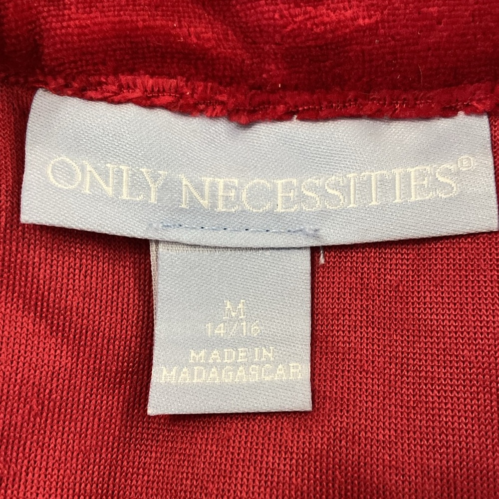 New Zip Front Velour Smocked Robe Plus Size 14 16 Christmas Only
Necessities - Picture 4 of 6